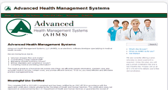 Desktop Screenshot of ahms.com
